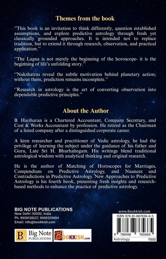 New Approaches to Predictive Astrology: Innovative Techniques Using Lagna, Nakshatras, NBA System & Predictive Dasa Systems