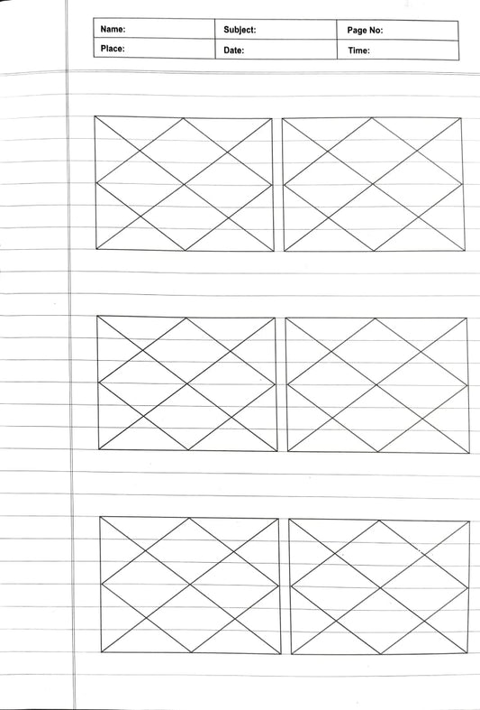 Blank Kundli Book For Astrologers