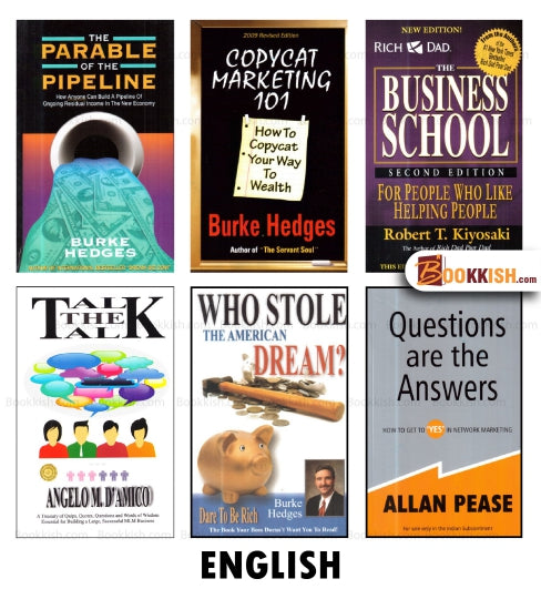 English - Network Marketing 6 Books Set (Qnet Books)