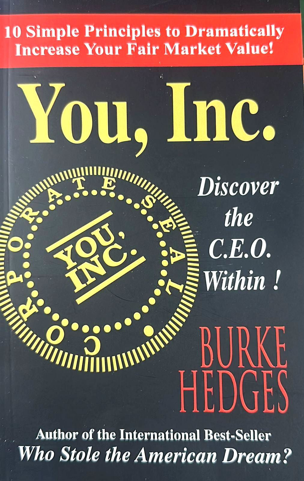 You, Inc. Discover the CEO Within! [English]
