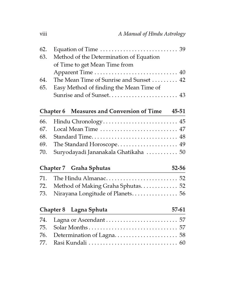 A Manual of Hindu Astrology [English]