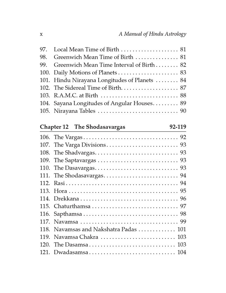 A Manual of Hindu Astrology [English]