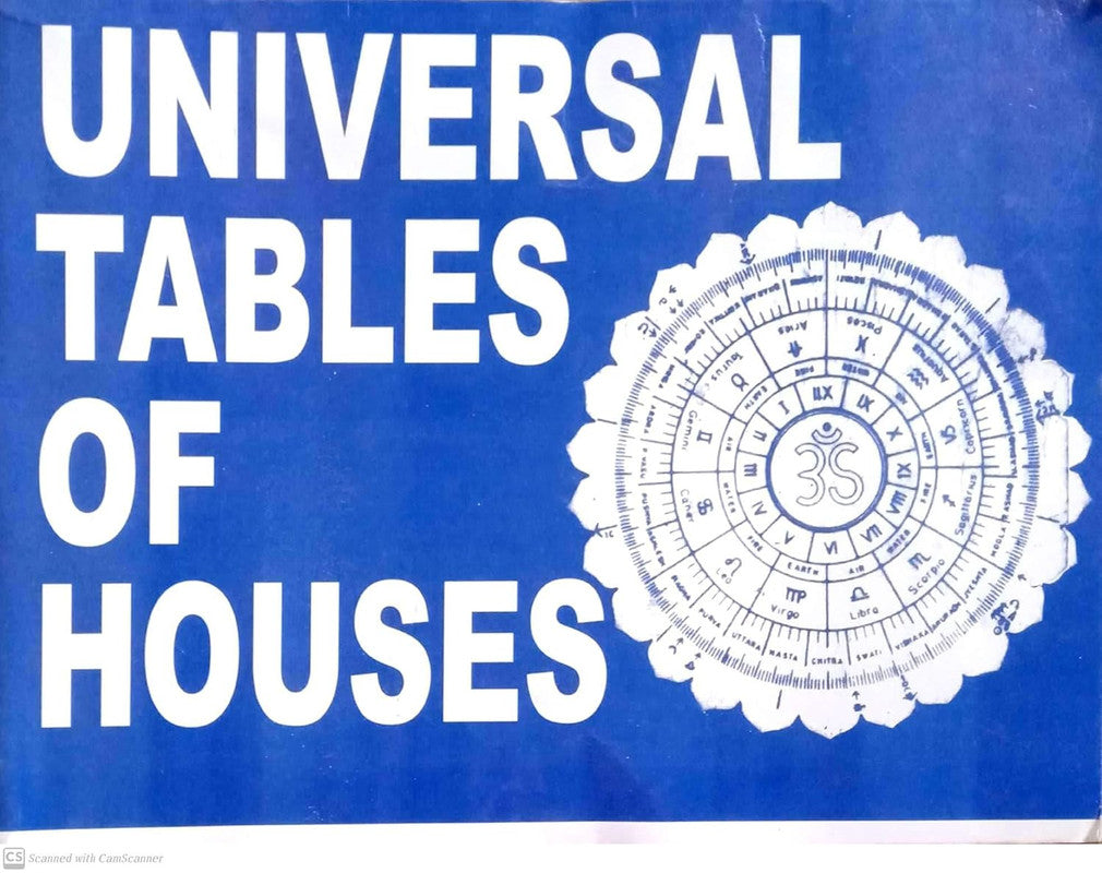 Universal Tables Of Houses [English] – Bookkish India