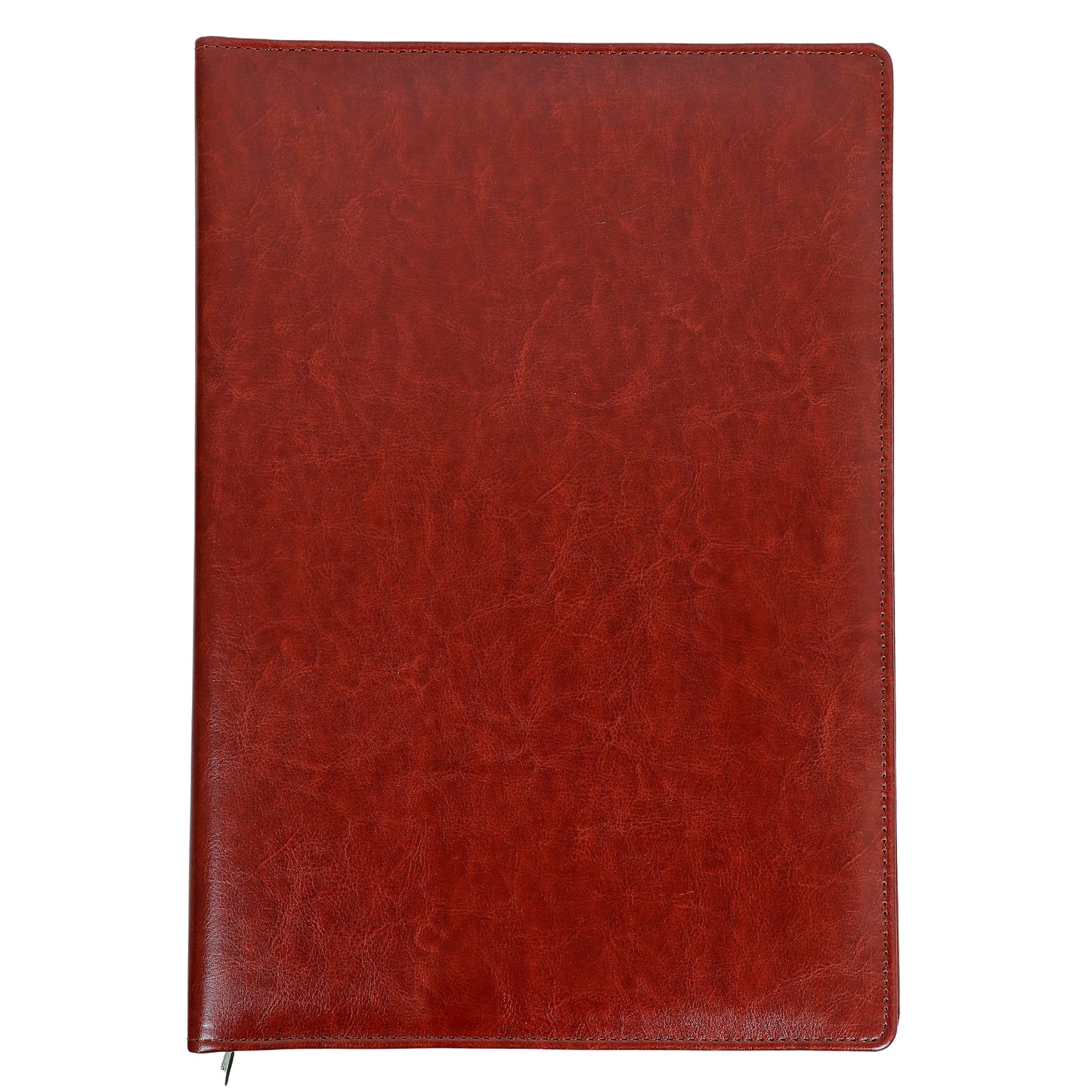 Zip-Up A4 Document Folder (Tan -  Smooth Leather)