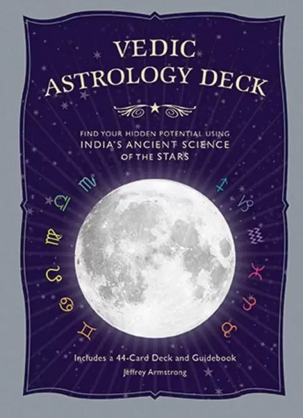 Vedic Astrology Deck (44 Cards & Guide Book)