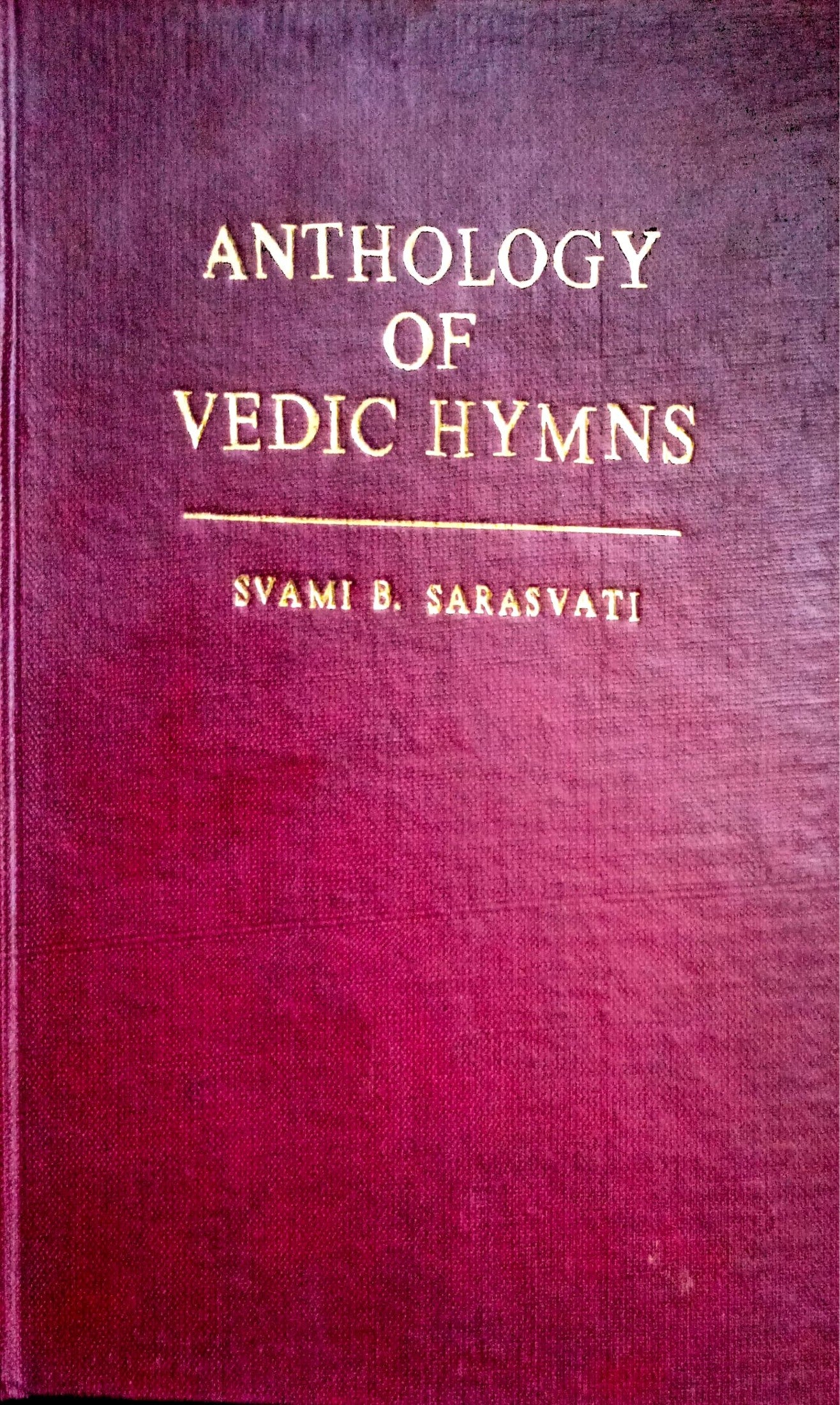 Anthology of Vedic Hymns [English]