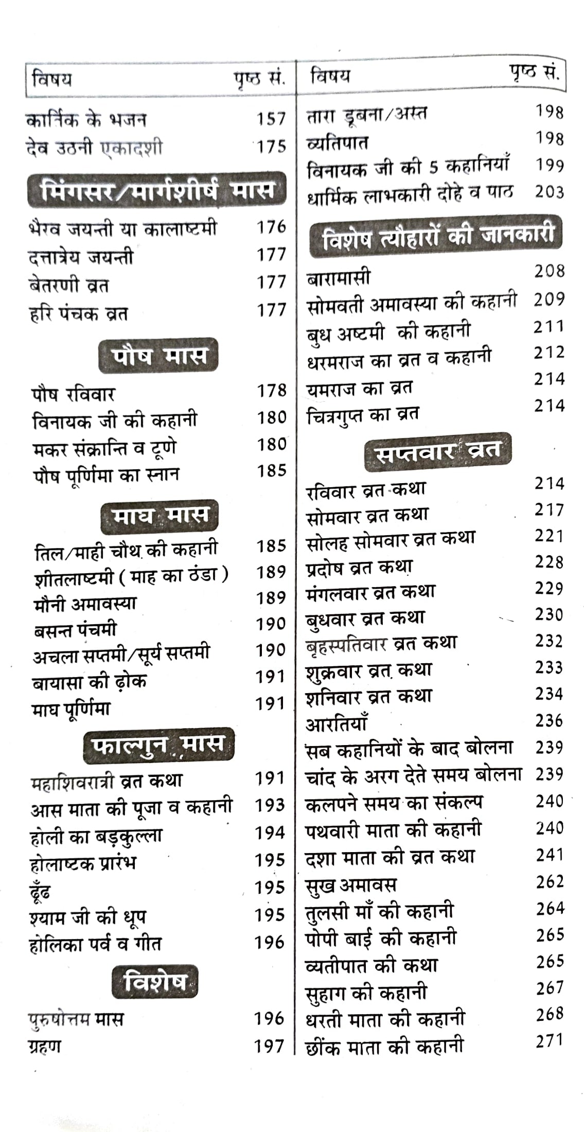 Barah Mahino ke Vrat Tyohar [Hindi]