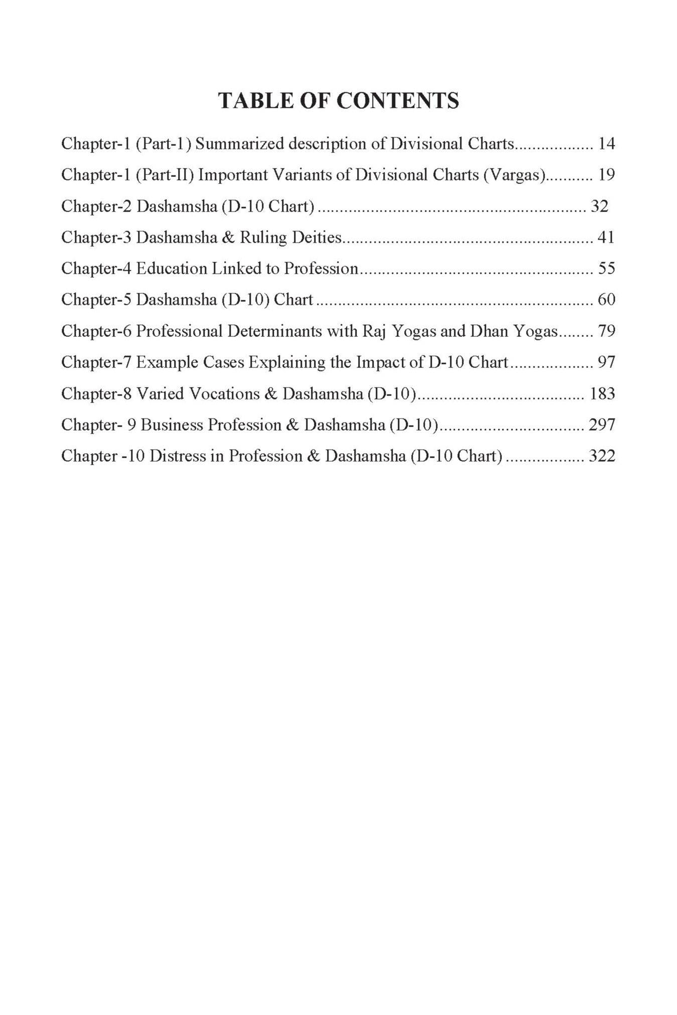 Dashamsha And Profession [English]