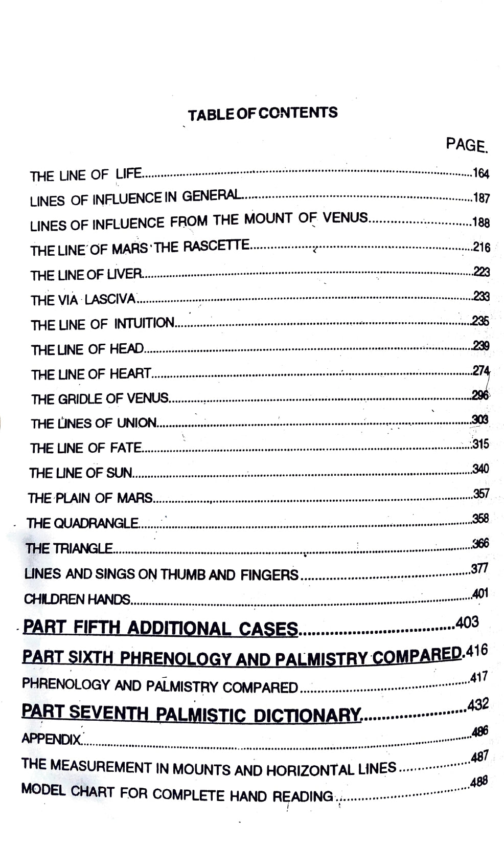 The Study of Palmistry for Professional Purpose [English]