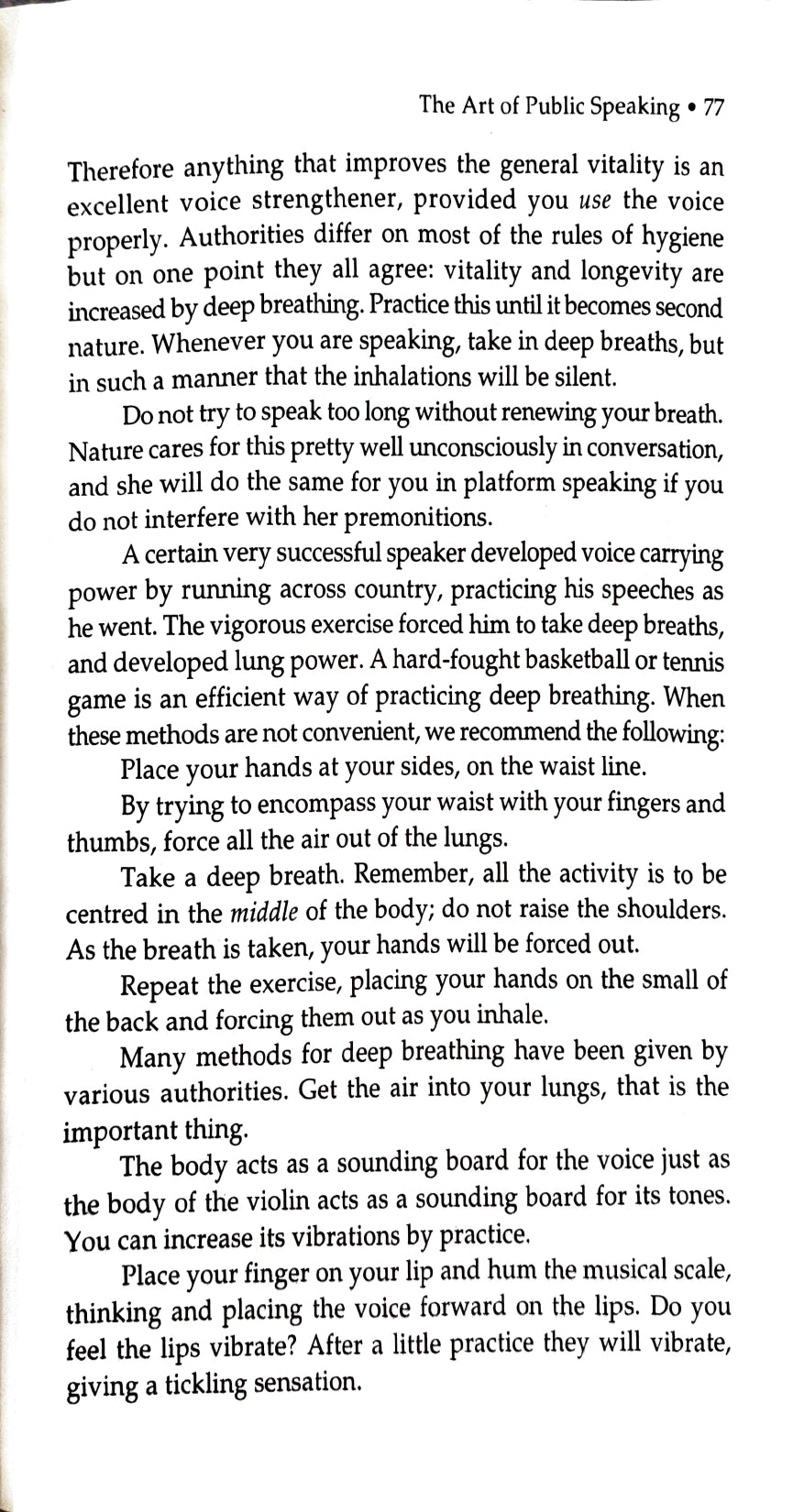 The Art of Public Speaking [English]