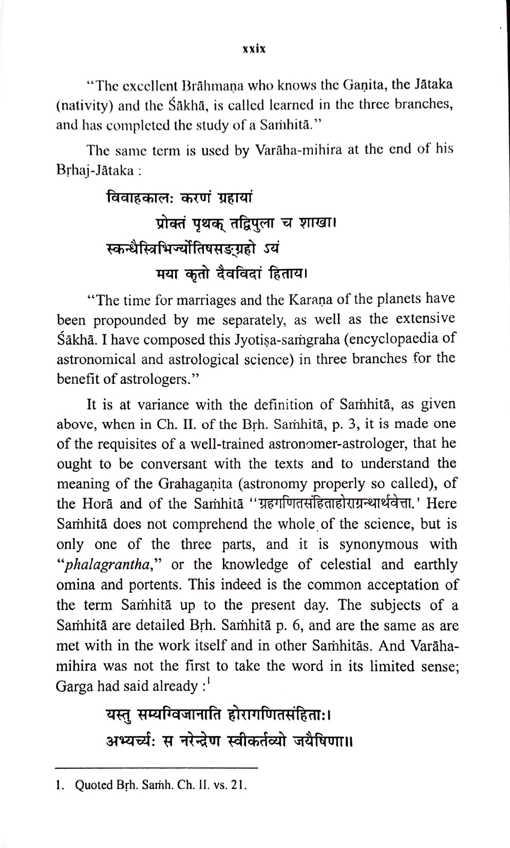 Brihat Sanhita of Varaha Mihira (Volume 1) [English]