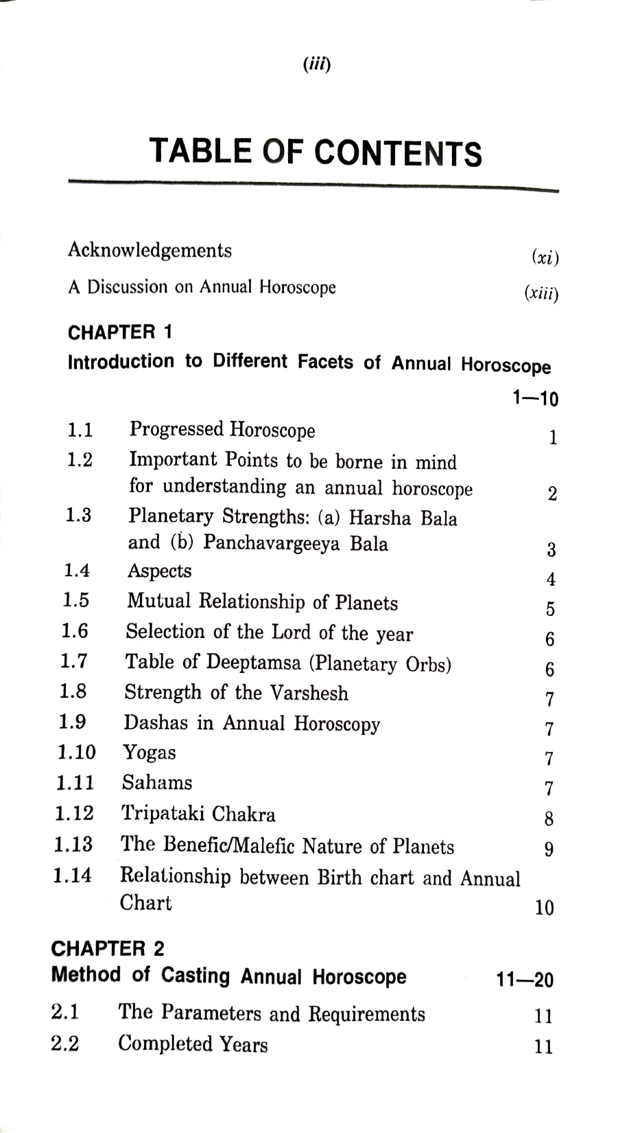 Annual Horoscopy (Varsha Phala) [English]