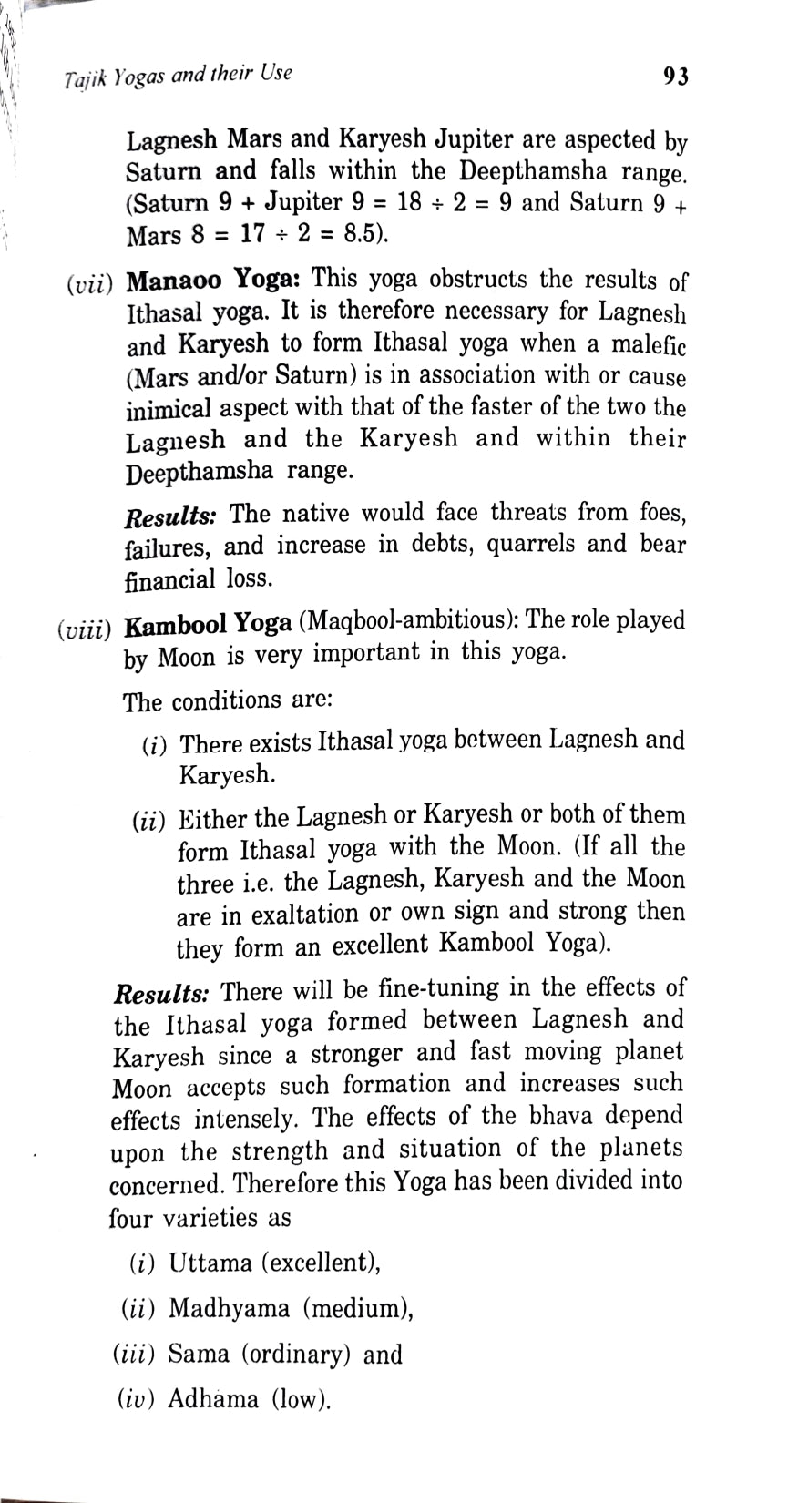 Annual Horoscopy (Varsha Phala) [English]