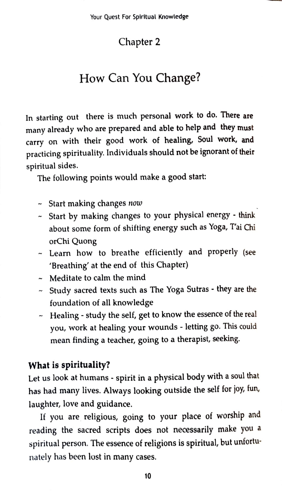 Your Quest for Spritual Knowledge 2012 and Beyond [English]