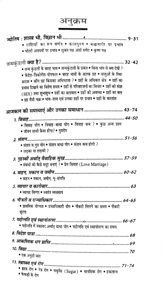Phalit Jyotish Ready Reckoner [Hindi]
