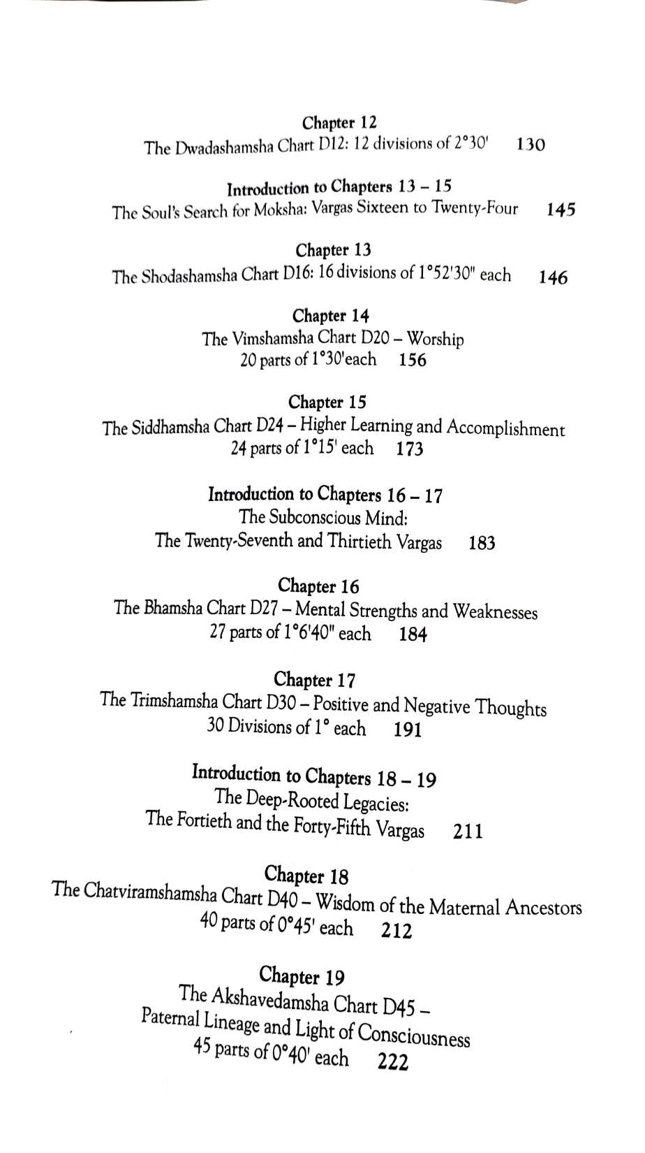 Shodasha Varga - The 16 Divisional Charts of Vedic Astrology [English]