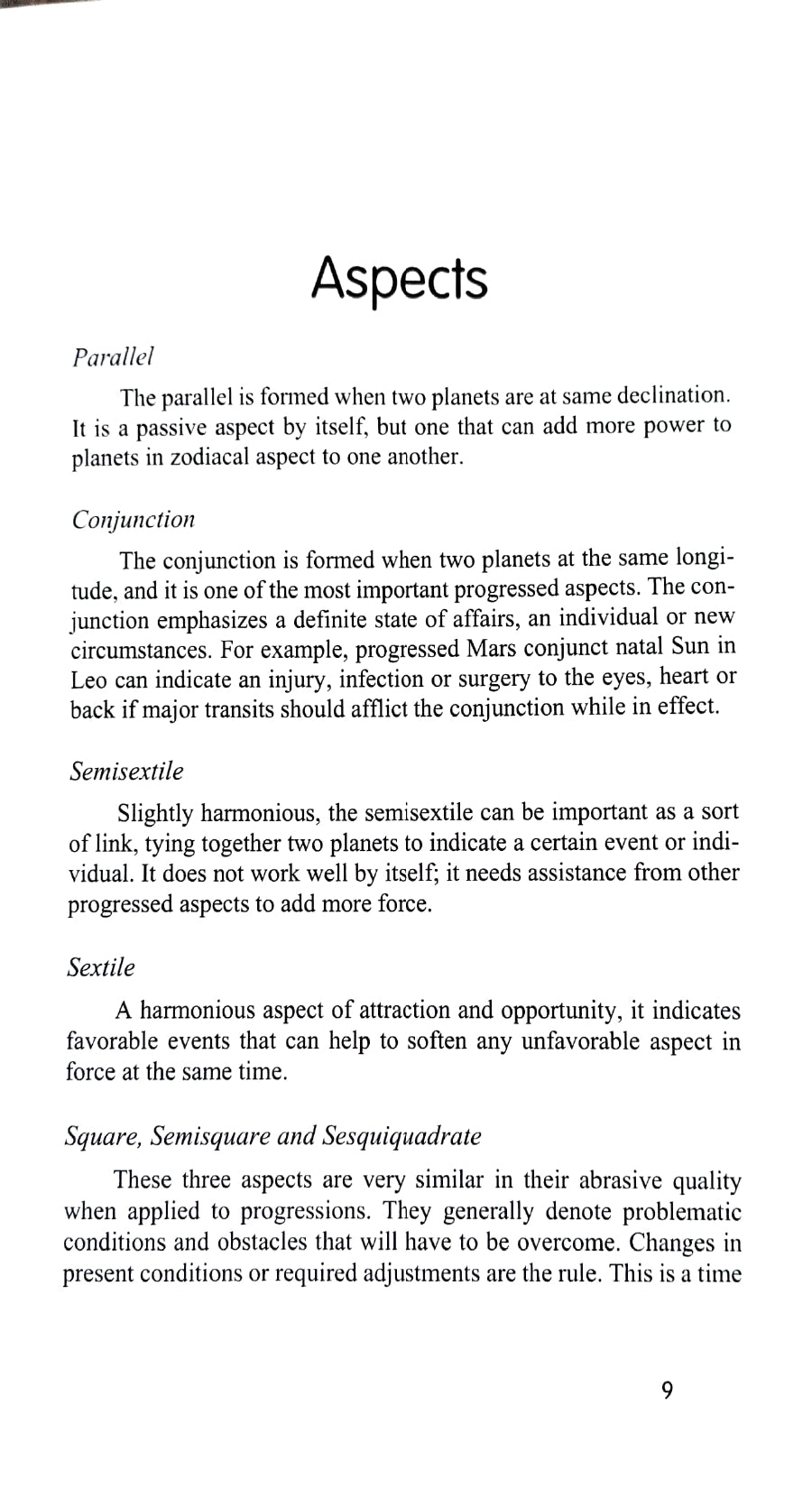 Delineation of Progressions [English]