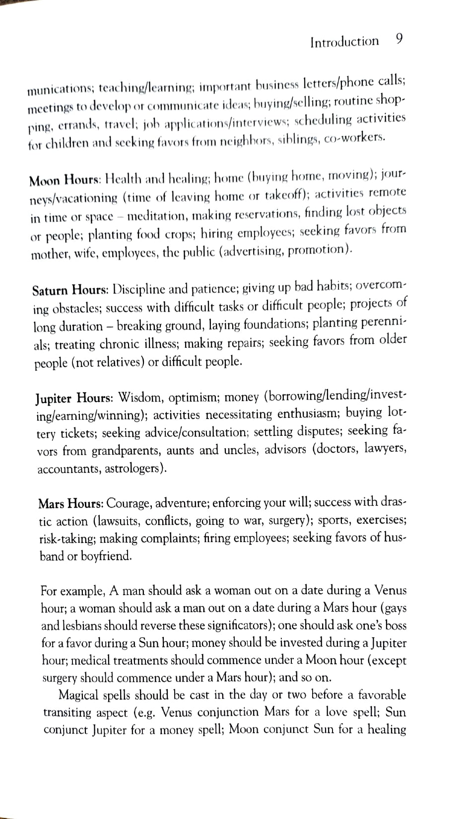 Planetary Hours [English]