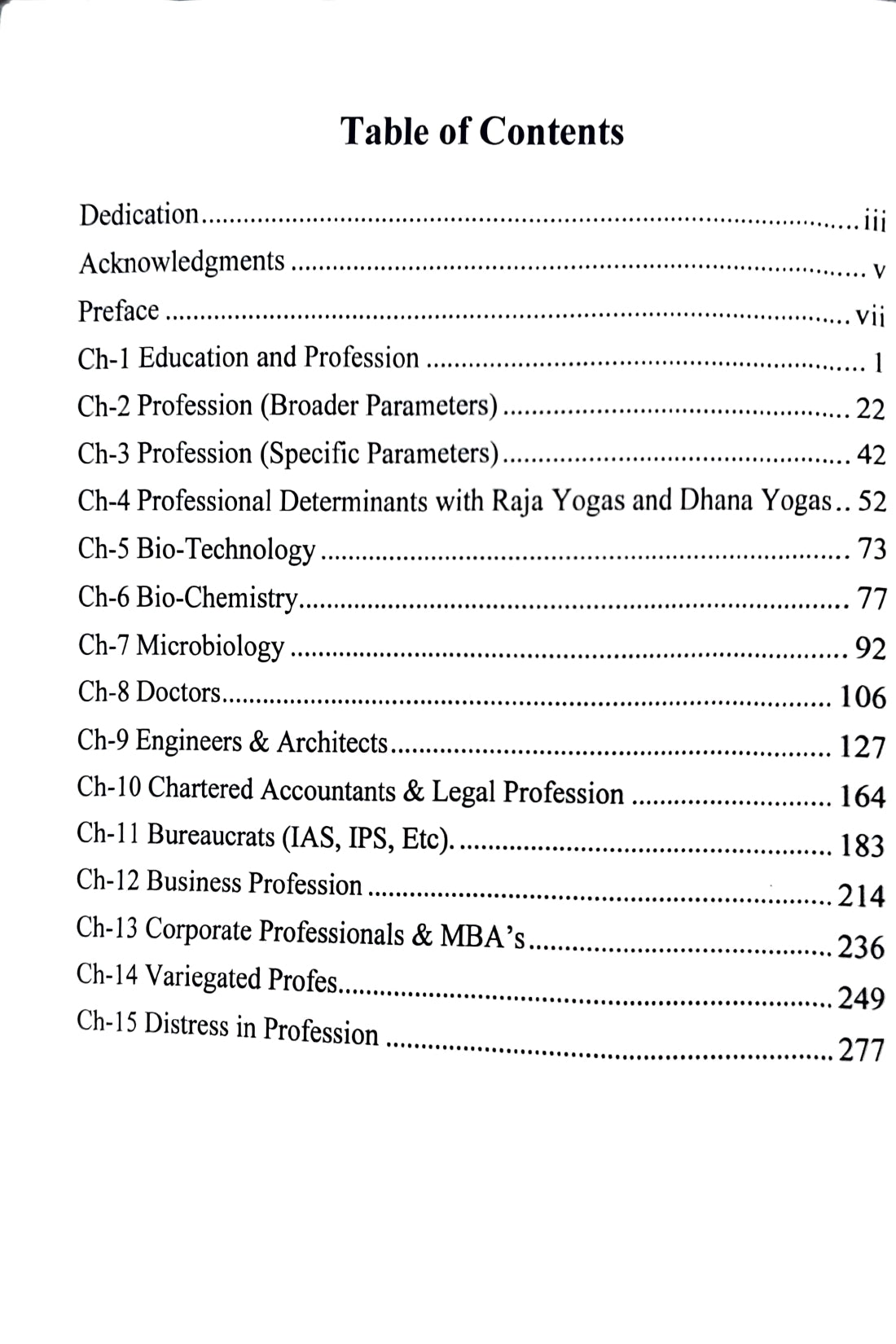 Professional Career & Its Limbs [English]