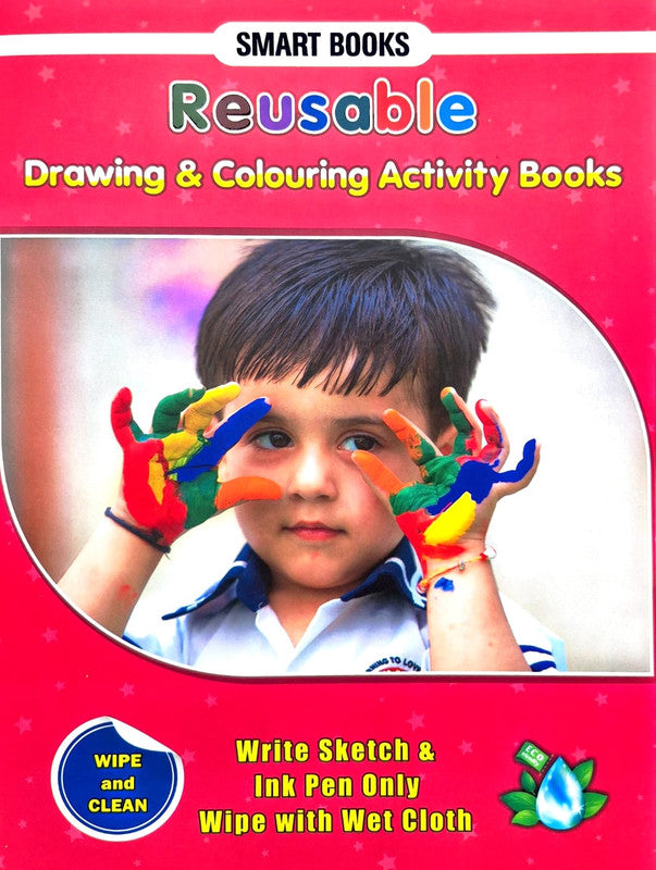 SMART BOOKS : Reusable Drawing & Coloring Activity Book