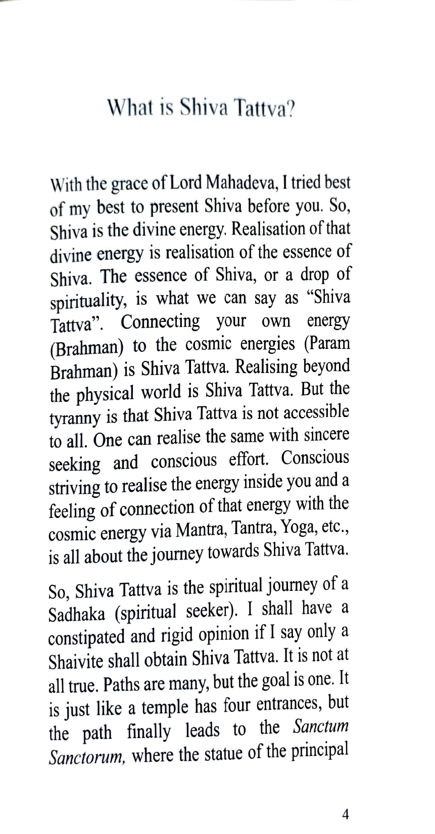 Shiva Tattva [English]
