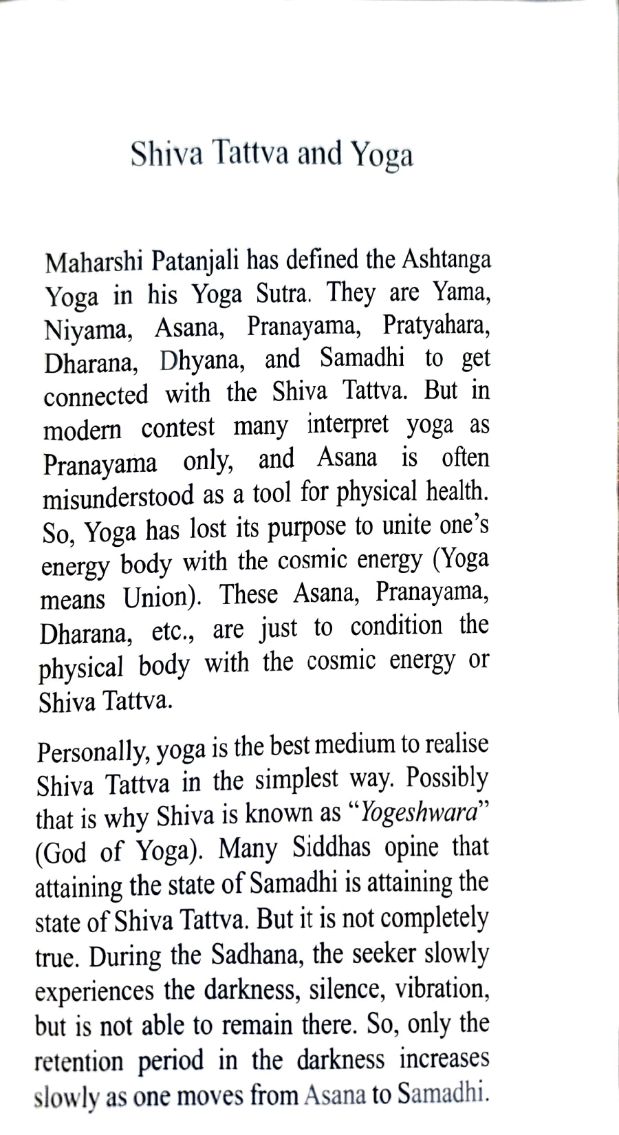 Shiva Tattva [English]