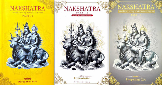 Nakshatra (3 Volume Set) Nakshatra Pad Se Phal Kathan (As Told by Lord Shiva) [English]