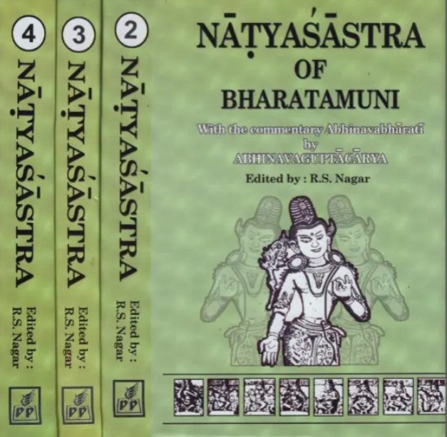 Natyasastra of Bharatamuni (Set of 4 Volumes) [Sanskrit English]