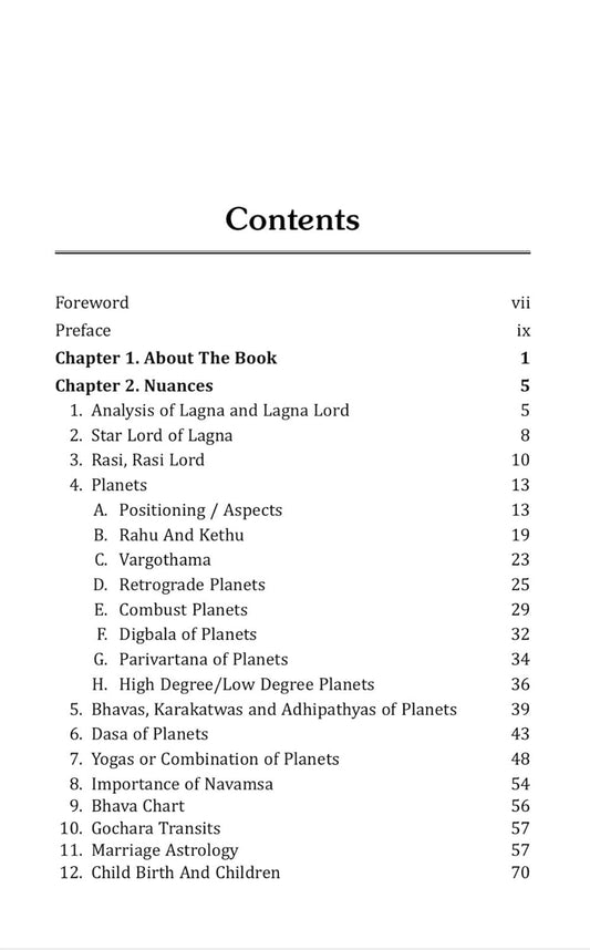 Nuances & Contradictions in Predictive Astrology index