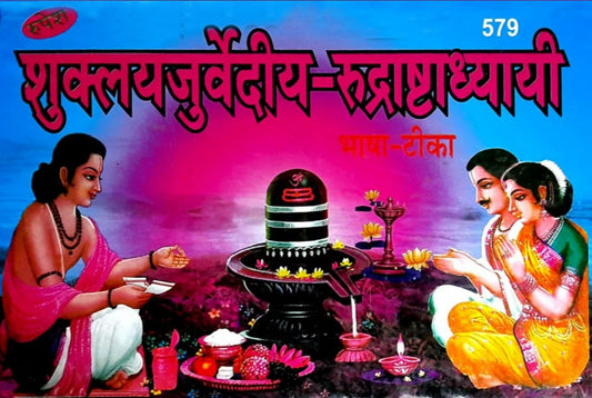 Shukla Yajurvediya Rudra Ashtadhyayi Bhasha Teeka (579) [Hindi]