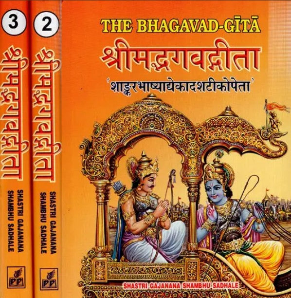 The Bhagavad Gita (Set of 3 Volumes) [Sanskrit]