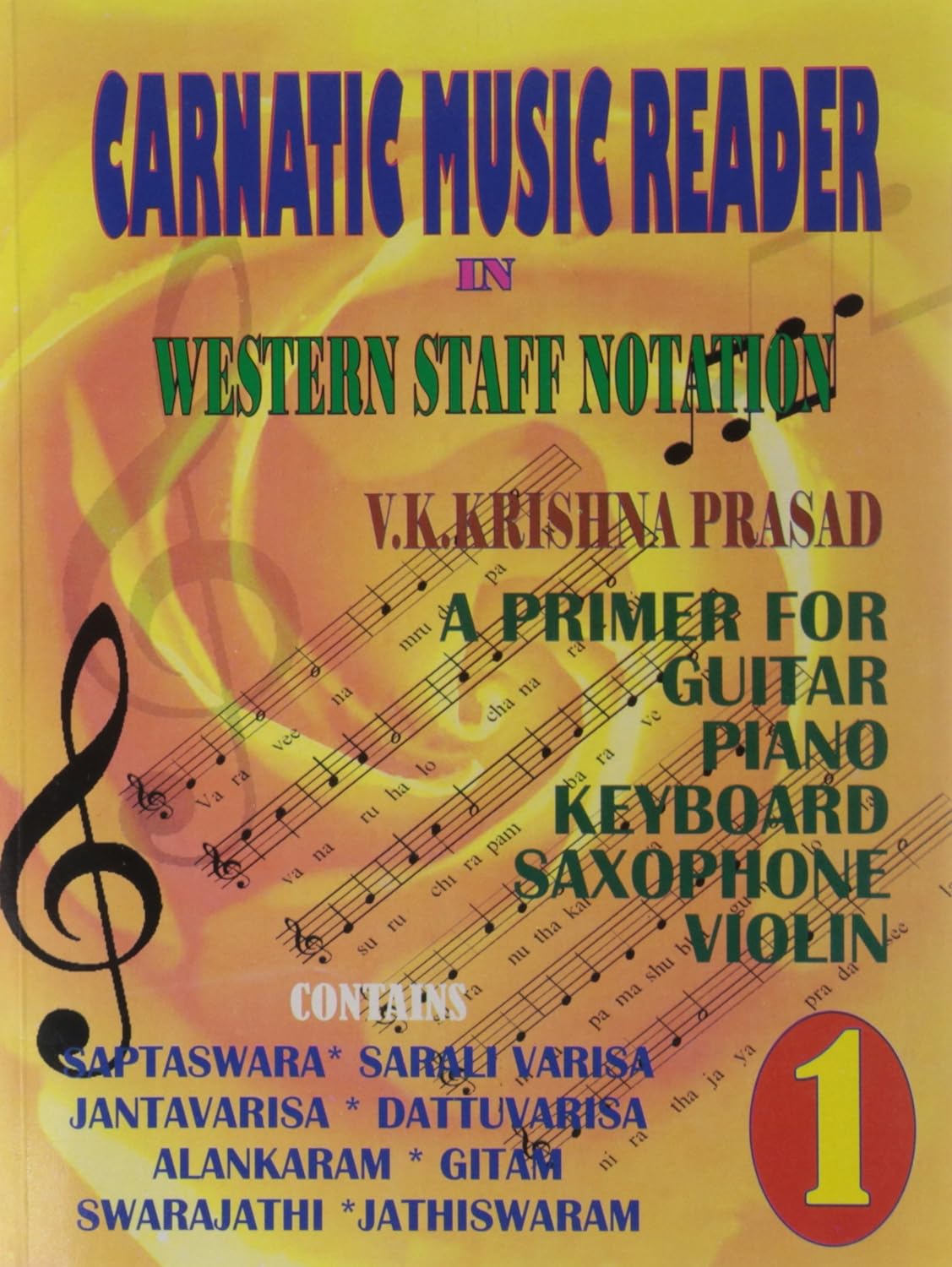 Carnatic Music Reader in Western Staff Notation (Part 1) [English]