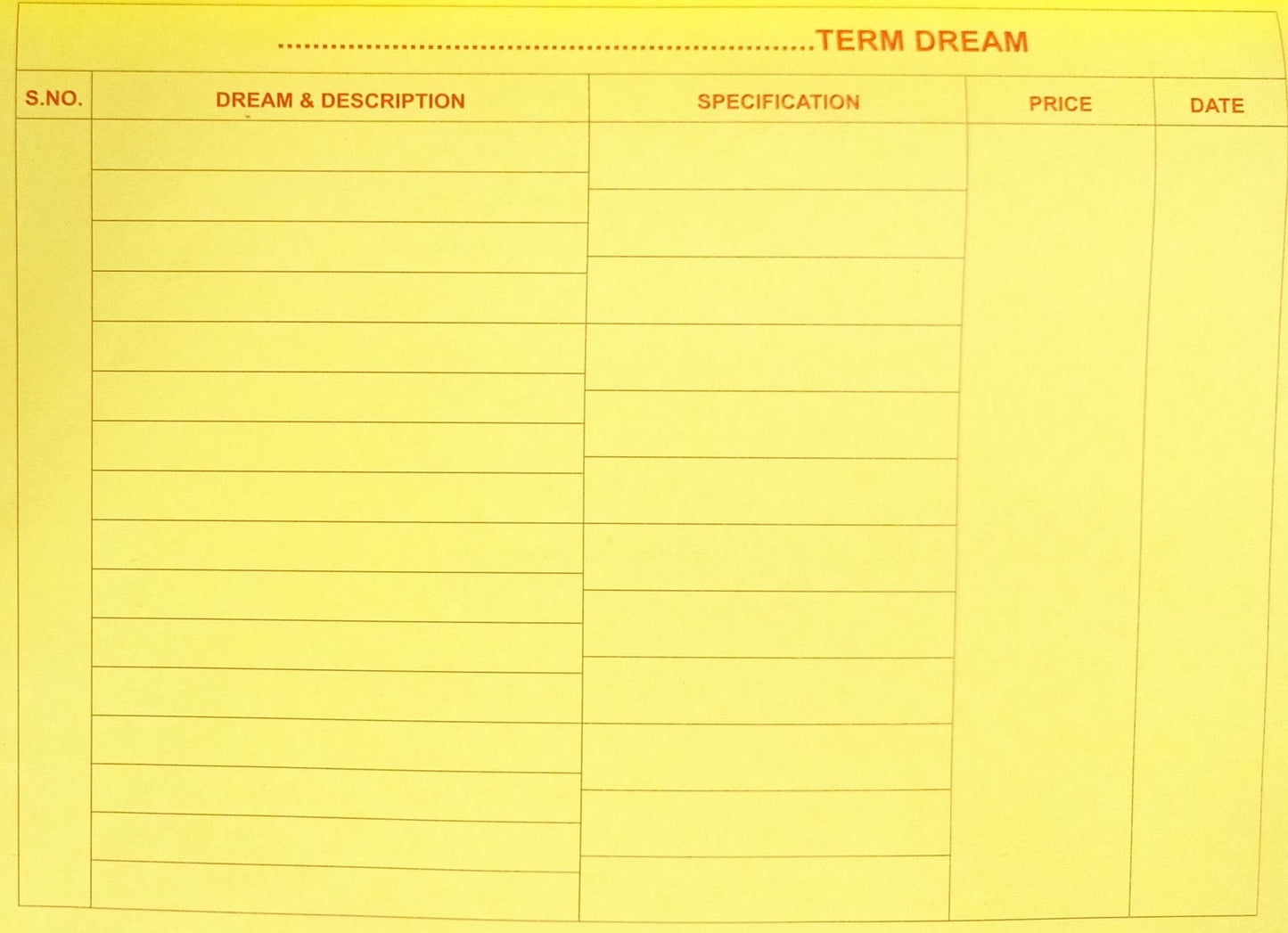 Dream List (Qnet) Follow your Dreams [English]