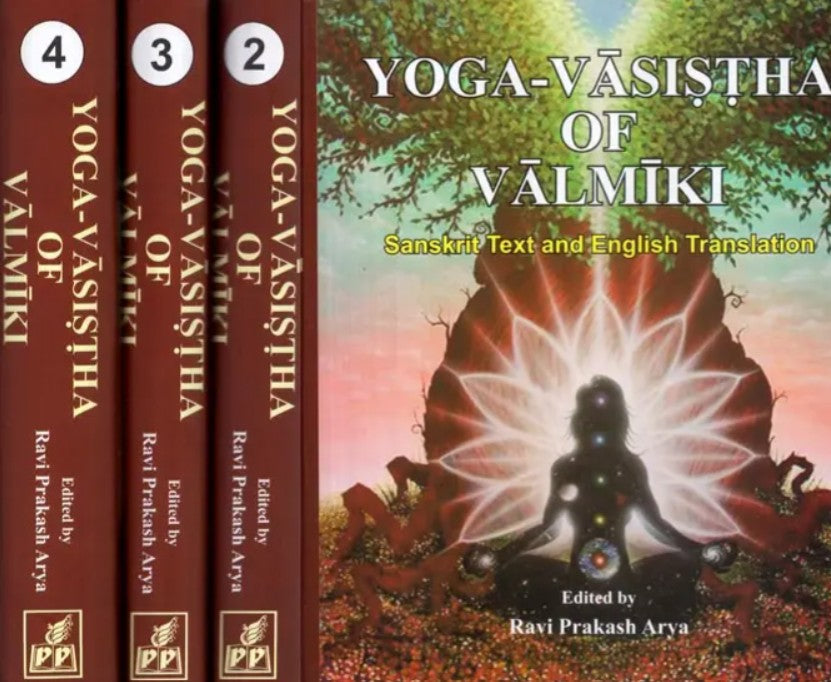Yoga Vasistha of Valmiki (Set of 4 Volumes) [Sanskrit English]