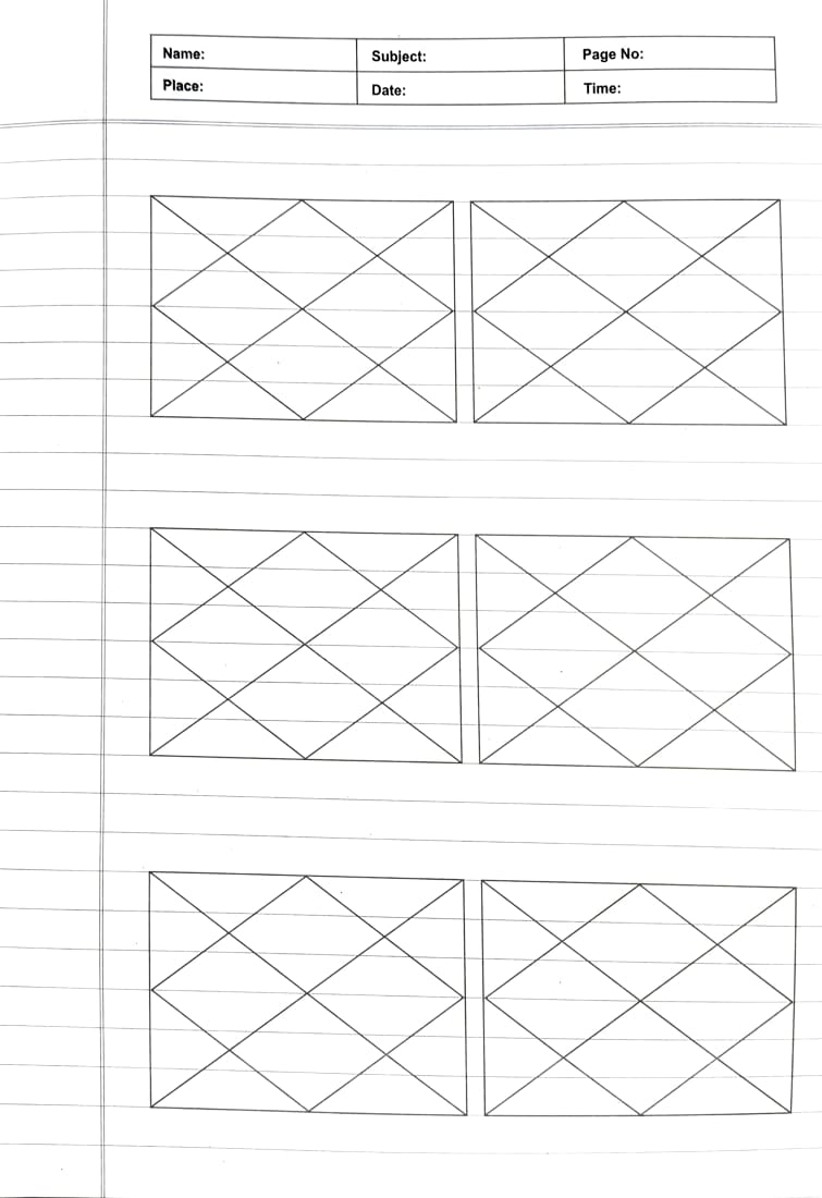 Blank Kundli Book For Astrologers