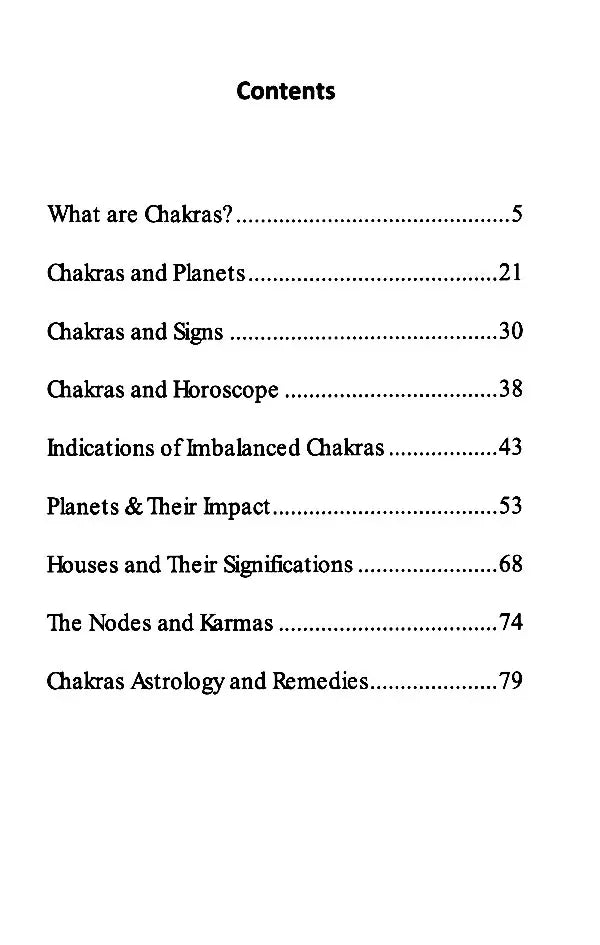 Astrology Chakras & Remedies [English]
