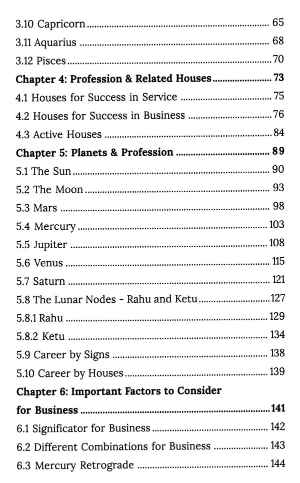 Astrology and Profession [English]