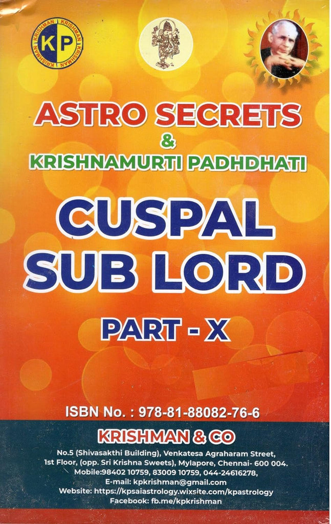 Astro Secrets & Krishnamurti Padhdhati Cuspal Sub Lord (Part - X) [English]