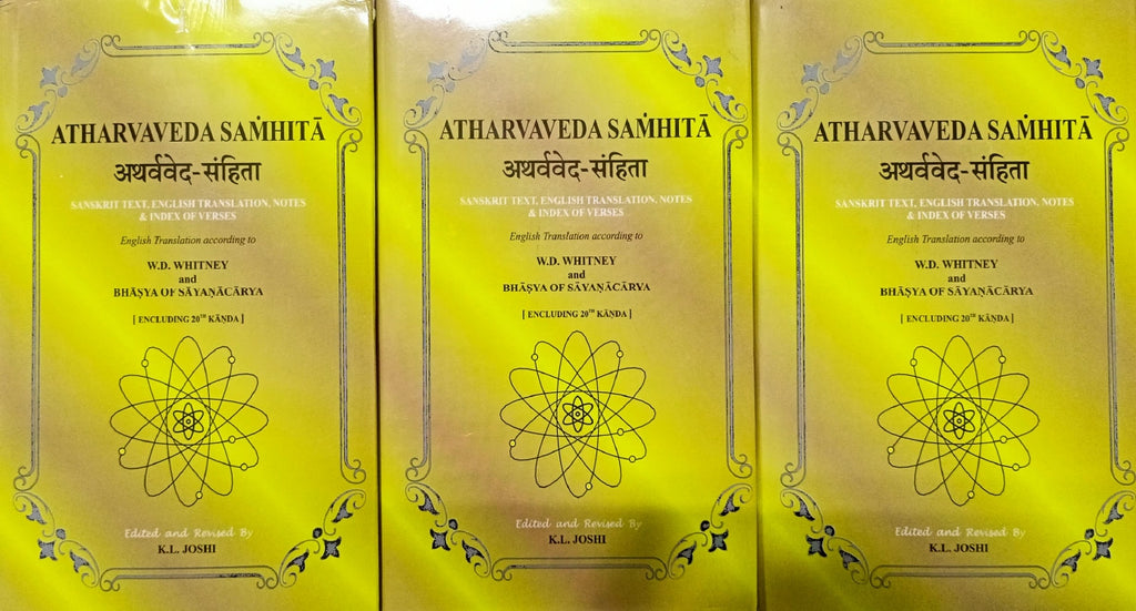 Atharvaveda Samhita [Sanskrit Text, English Translation] (3 Volumes Set)