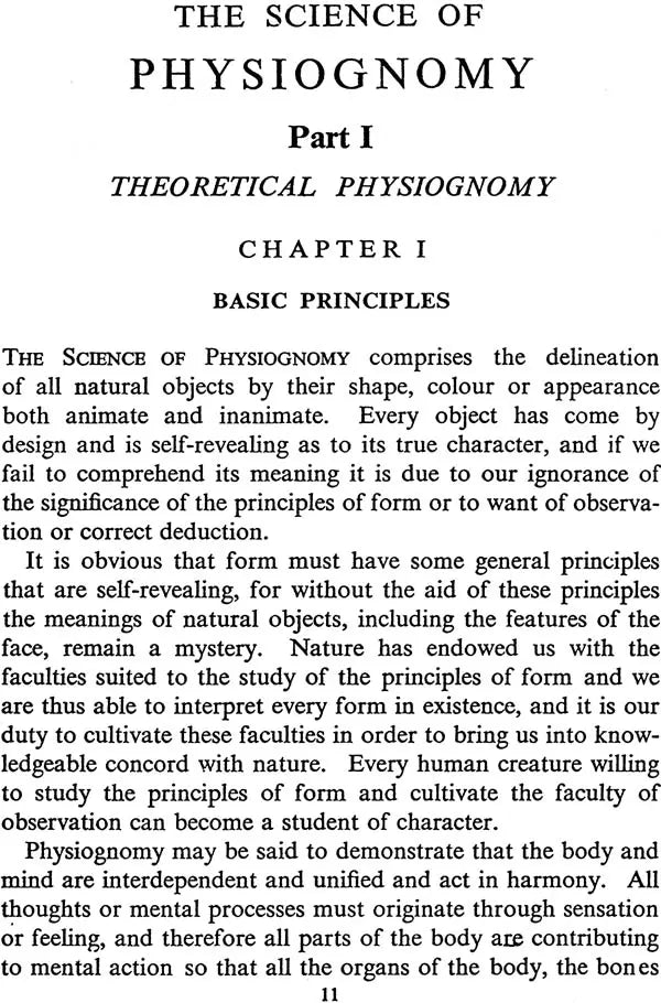 The Science of Physiognomy (Face Reading) Theoretical & Practical [English]