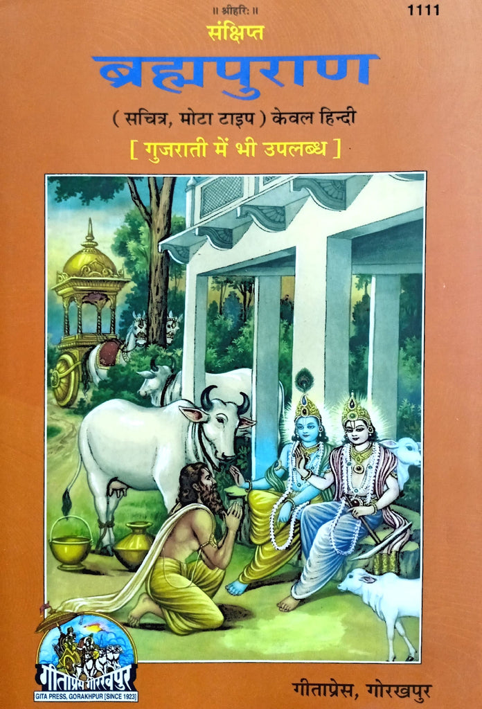 Brahma Puran - Sankshipt, Sachitra Mota Type (1111) [Kewal Hindi]