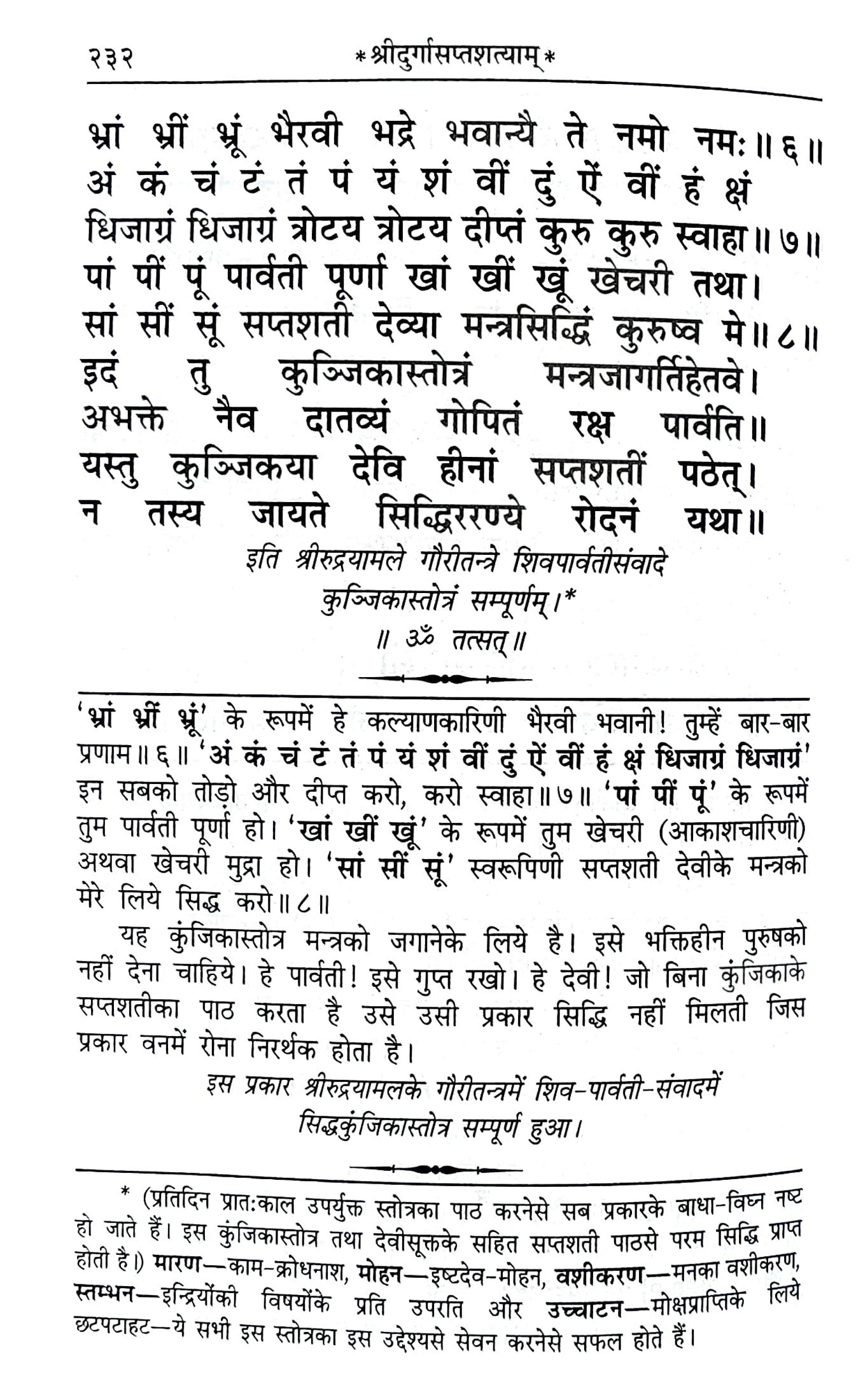 Shridurgasaptishati Sachitra [Hindi]