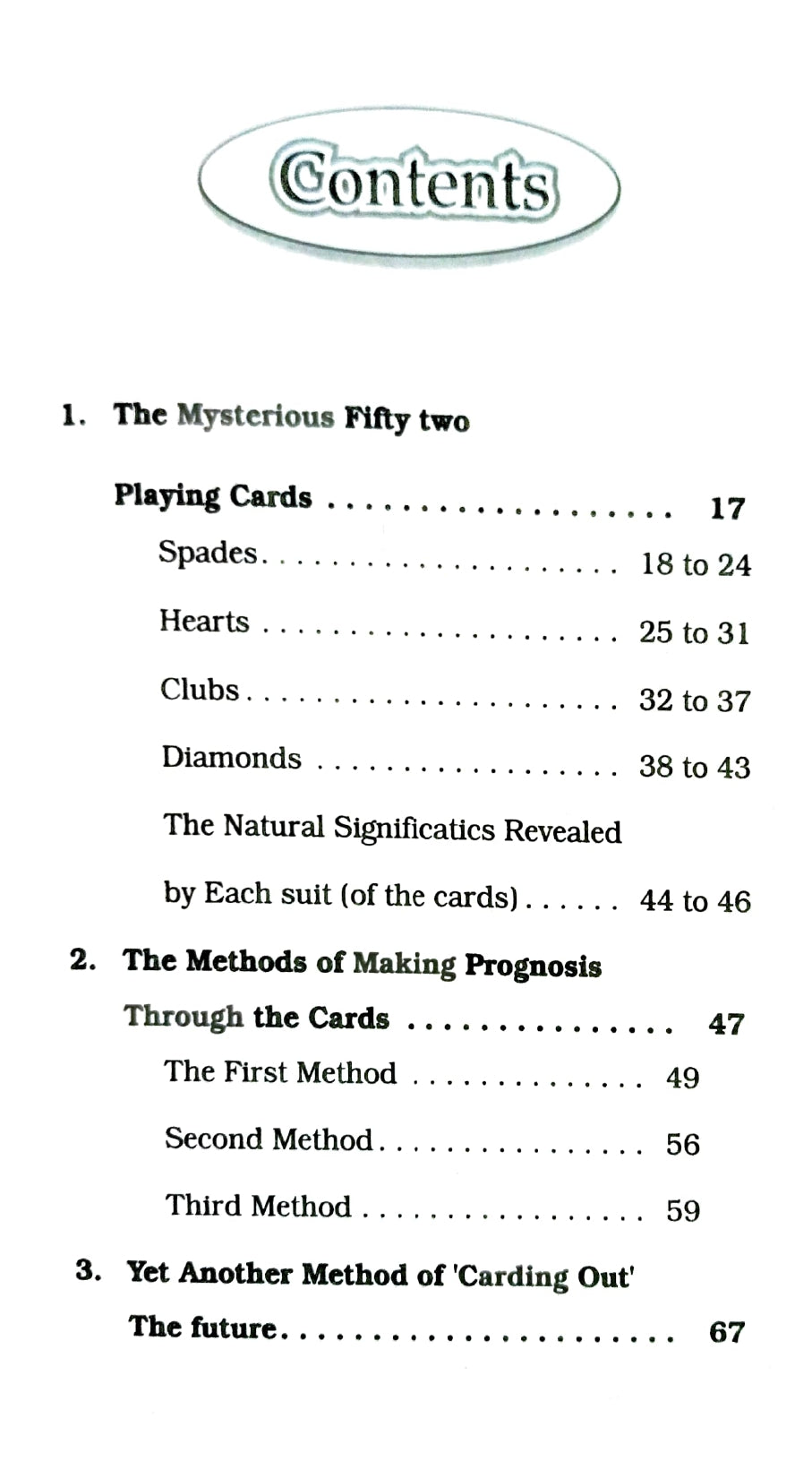Secrets Revealed Through the CARDS and DICES [English]