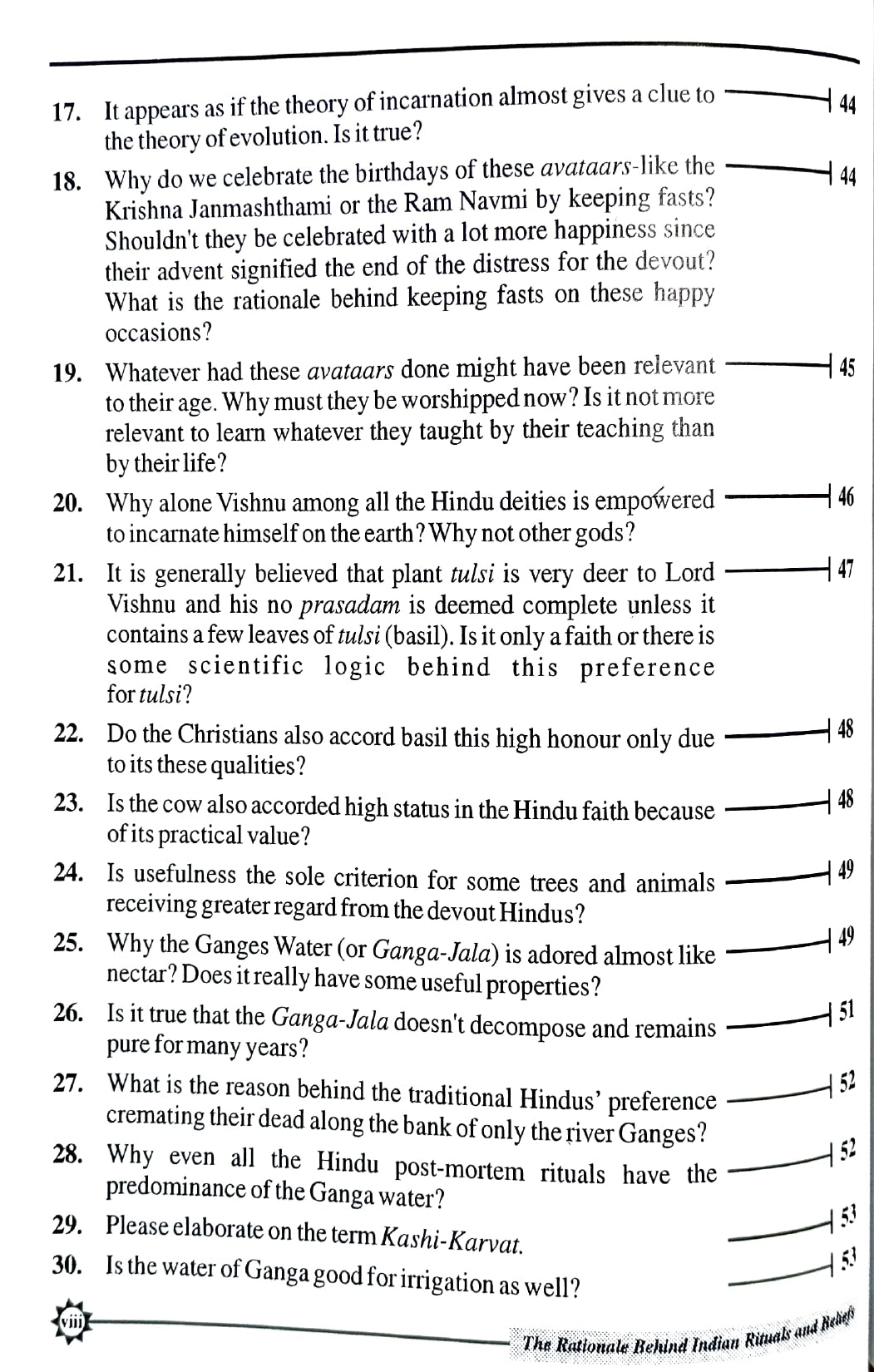 The Rationale Behind Indian Rituals and Beliefs [English]