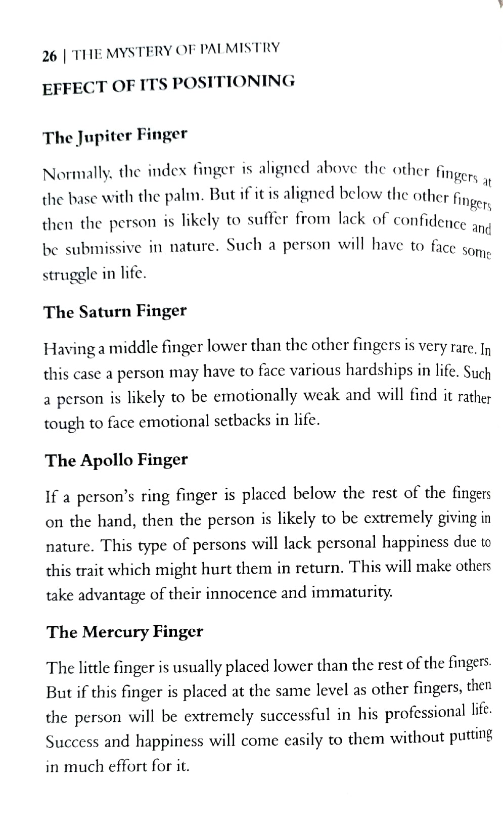 The Mystery Of Palmistry (A Guide To The Art And Science Of Palm Reading) [English]