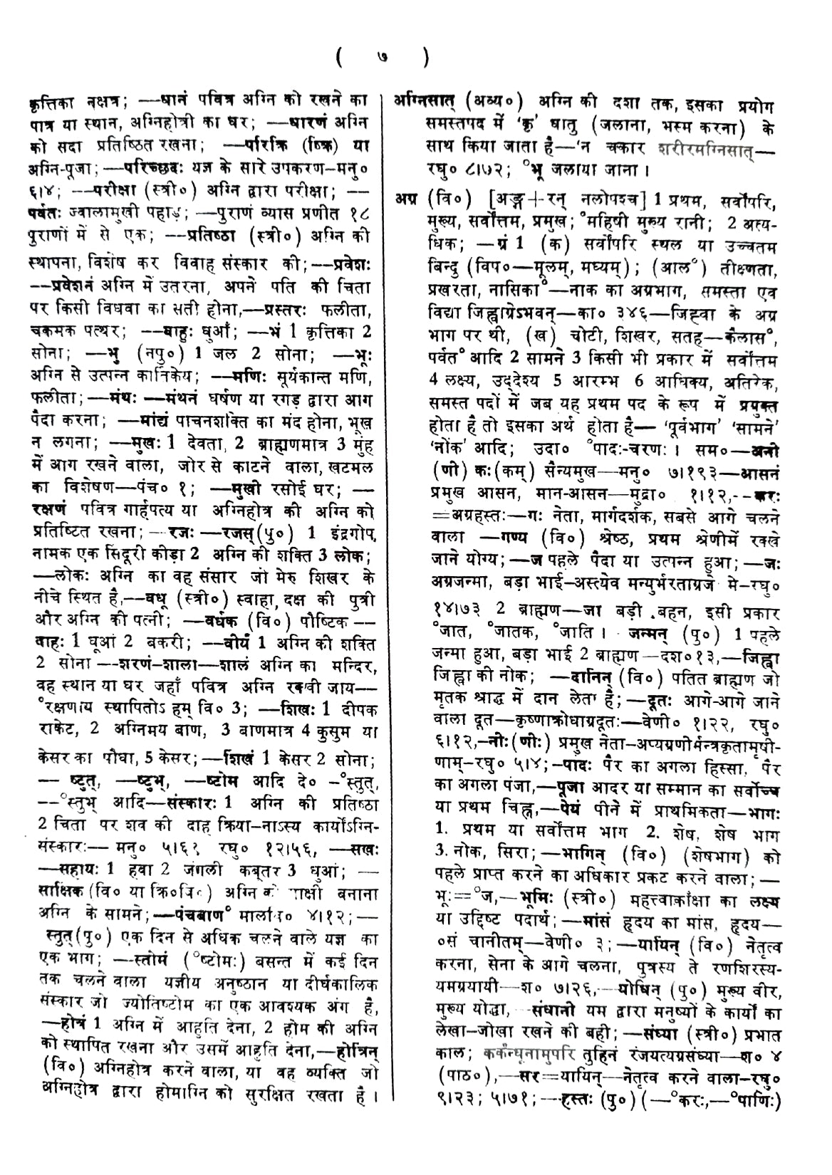 Sanskrit Hindi Kosh [Sanskrit Hindi Dictionary]